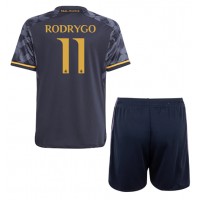 Real Madrid Rodrygo Goes #11 Replica Away Minikit 2023-24 Short Sleeve (+ pants)
